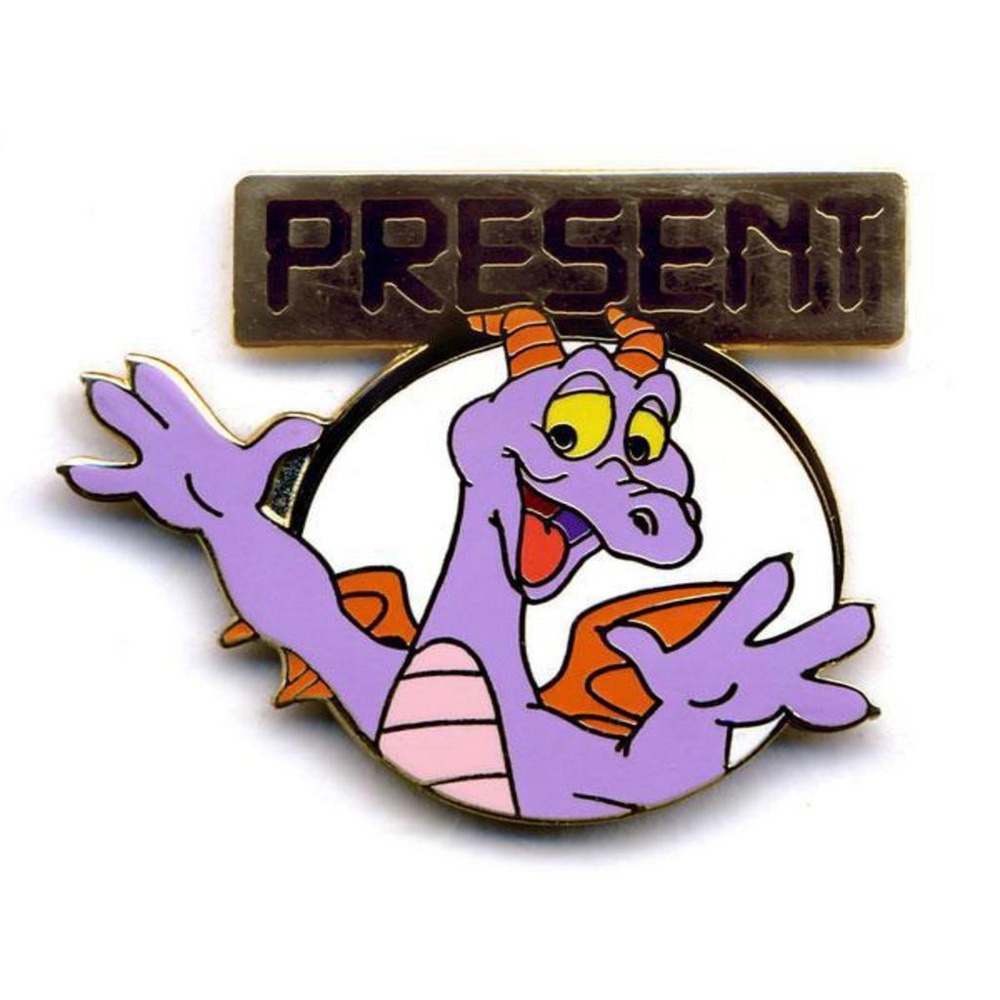VINTAGE Disney Pin  Figment Completer 25150 Journey Through Time Present LE 2000
